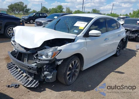 2018 Nissan Sentra Sr из США, поврежденный, VIN 3N1AB7AP2JY284504